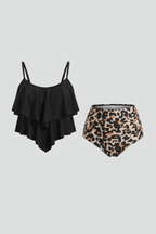 Julia | Women's Ruffle Tankini Set | High Waist Swimwear-Women Swimsuit-Pick NewYork