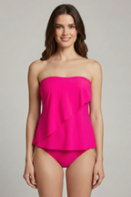 Scarlett | Women's Strapless Tankini Set | Two Piece Swimwear-Women Swimsuit-Pick NewYork