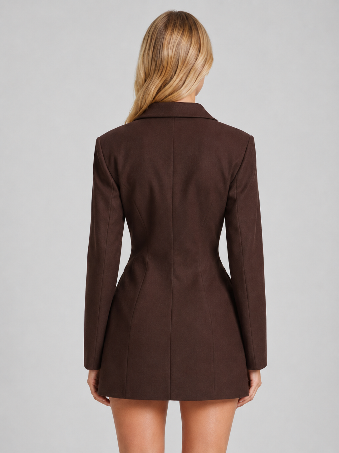 Madeleine | Women's Blazer Mini Dress | Double Breasted Evening Event Dress-Women Dress-Pick NewYork