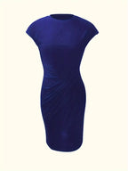 Hannah | Women's Midi Dress | Short Sleeve-Women Dress-Pick NewYork