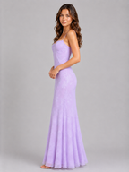 Amelia | Women's Textured Maxi Dress | Sweetheart Neck Slip-Women Dress-Pick NewYork