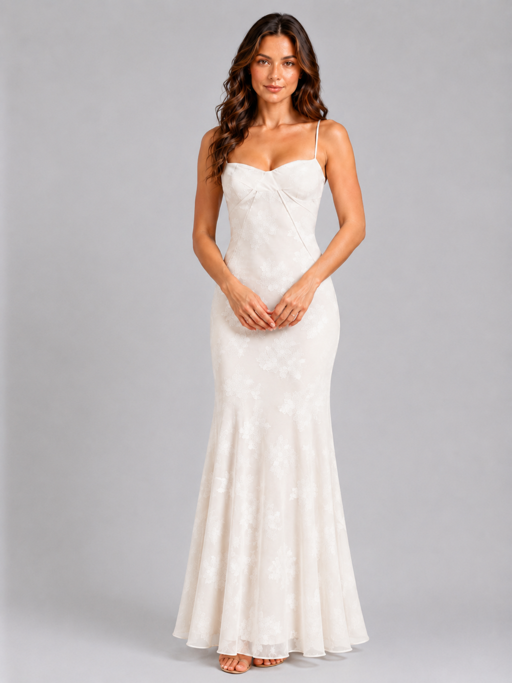 Amelia | Women's Textured Maxi Dress | Sweetheart Neck Slip-Women Dress-Pick NewYork