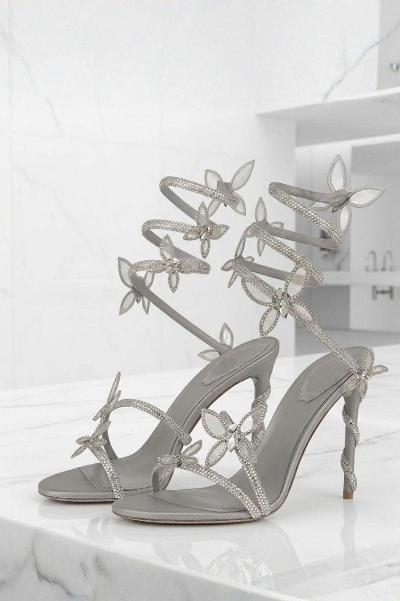 Arabella | Women’s High Heel Sandals | Floral Wedding Guest-Women Heels-Pick NewYork