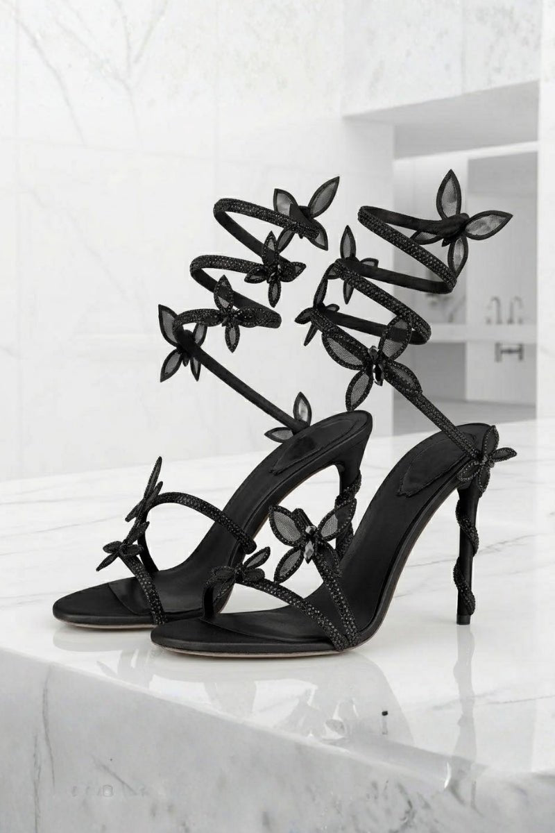 Arabella | Women’s High Heel Sandals | Floral Wedding Guest-Women Heels-Pick NewYork