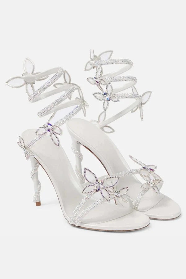 Arabella | Women’s High Heel Sandals | Floral Wedding Guest-Women Heels-Pick NewYork