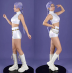 Aria | Women’s K-Pop Costume Set | Crop Top Shorts-Women Costume Set-Pick NewYork