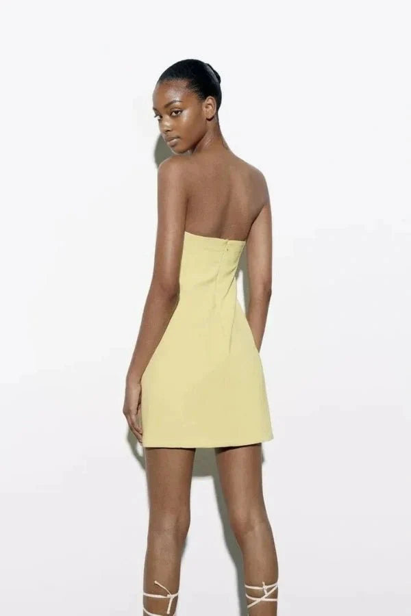 Ariana | Women’s Strapless Mini Dress | Cut Out Party Wear-Women Dress-Pick NewYork