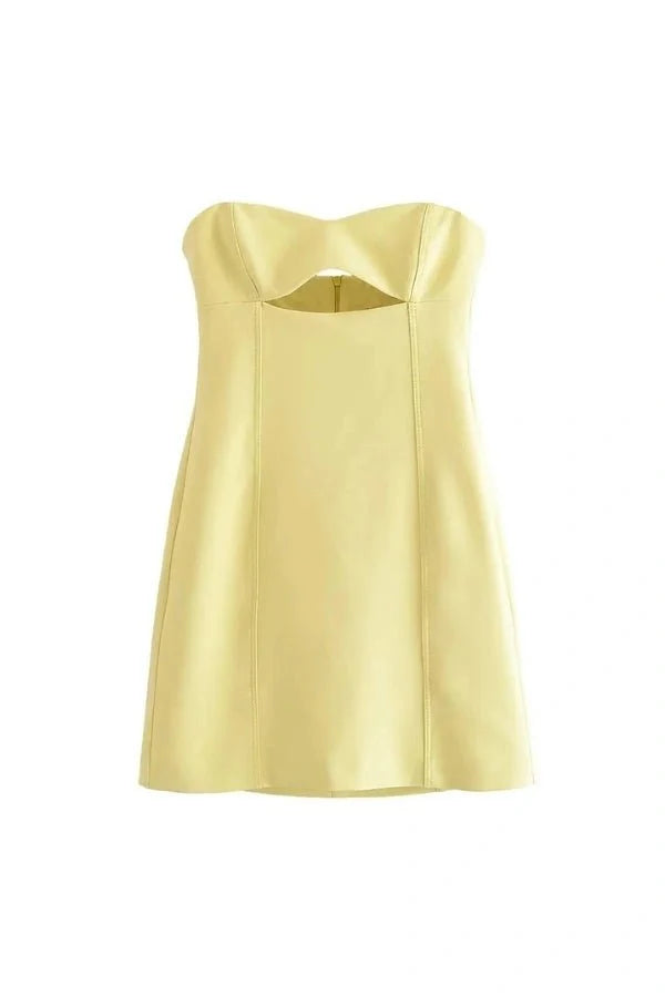 Ariana | Women’s Strapless Mini Dress | Cut Out Party Wear-Women Dress-Pick NewYork