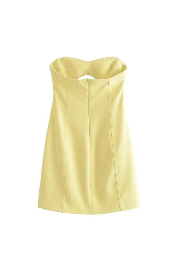 Ariana | Women’s Strapless Mini Dress | Cut Out Party Wear-Women Dress-Pick NewYork