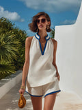 Ariana | Women’s Top And Shorts Set | Halter Neck Resort Wear-Women Outfit Set-Pick NewYork