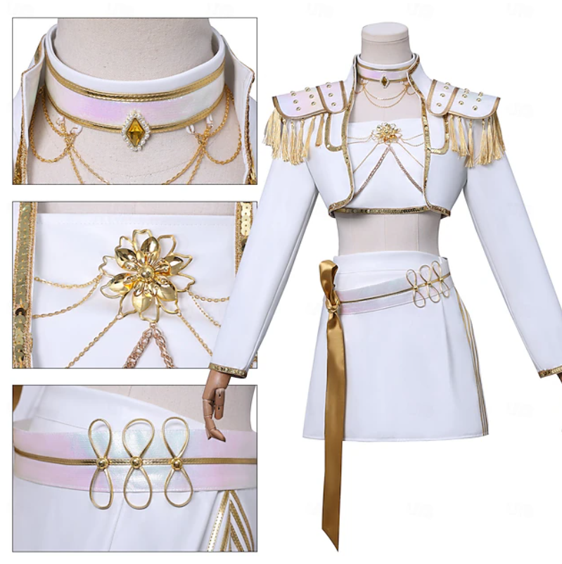 Aurora | Women’s K-Pop Costume Set | Long Sleeve Crop Top Costume Wear-Women Outfit Set-Pick NewYork