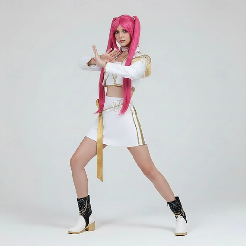 Aurora | Women’s K-Pop Costume Set | Long Sleeve Crop Top Costume Wear-Women Outfit Set-Pick NewYork