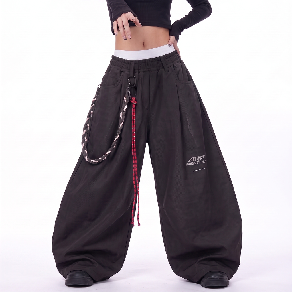 Avy | Women's Wide-Leg Sweatpants | Elastic Waist-PNY