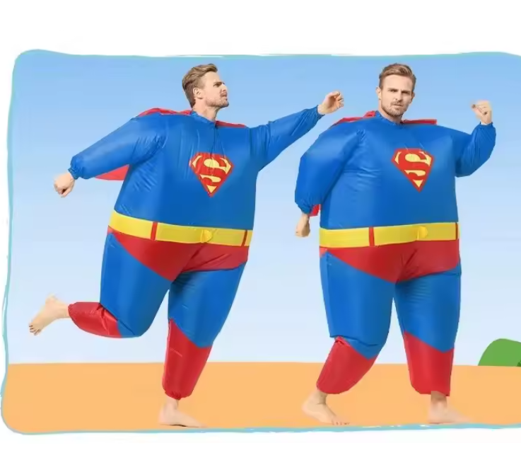 Bennett | Adult Inflatable Hero Costume | Fan Inflated Jumpsuit Fancy Dress Wear-Costume Set-Pick NewYork
