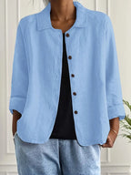 Ava | Women's Button Front Shirt | Long Sleeve-Women Shirt-Pick NewYork