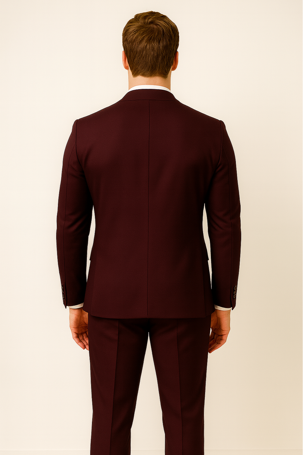 Carl | Men’s Three Piece Suit Set | Contrast Lapels Vest Wedding Wear-Men Outfit Set-Pick NewYork