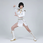 Celeste | Women’s K-Pop Costume Set | Shoulder Panels Mini Skirt-Women Costume Set-Pick NewYork