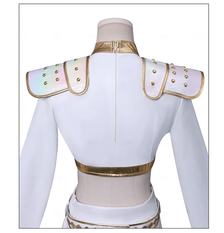 Celeste | Women’s K-Pop Costume Set | Shoulder Panels Mini Skirt-Women Costume Set-Pick NewYork