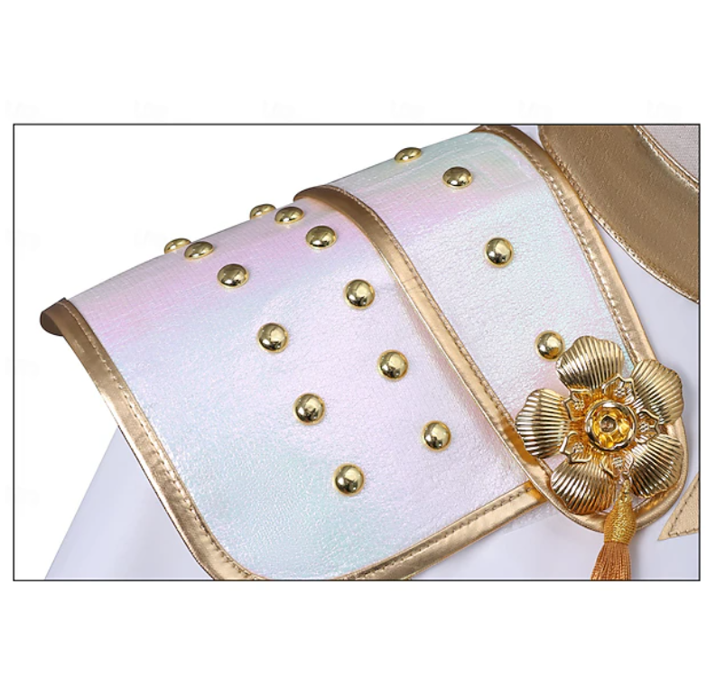 Celeste | Women’s K-Pop Costume Set | Shoulder Panels Mini Skirt-Women Costume Set-Pick NewYork