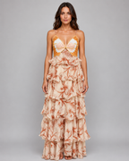 Celestine | Women's Tiered Maxi Dress | Ruffle Wedding Guest Dress-Women Dress-Pick NewYork