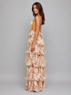 Celestine | Women's Tiered Maxi Dress | Ruffle Wedding Guest Dress-Women Dress-Pick NewYork
