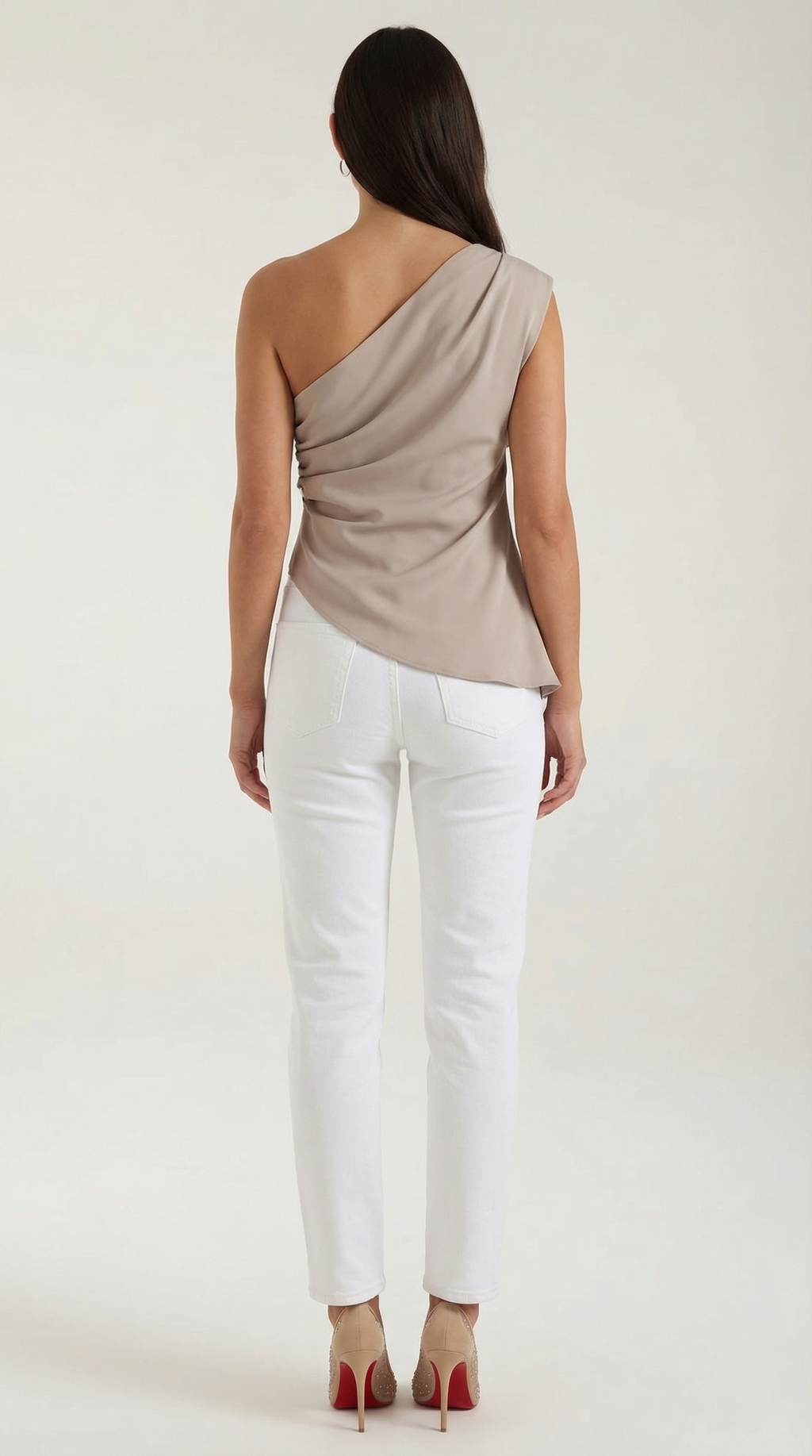 Celia | Women's One Shoulder Top | Draped Evening Event Top-Women Top-Pick NewYork