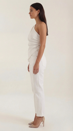 Celia | Women's One Shoulder Top | Draped Evening Event Top-Women Top-Pick NewYork