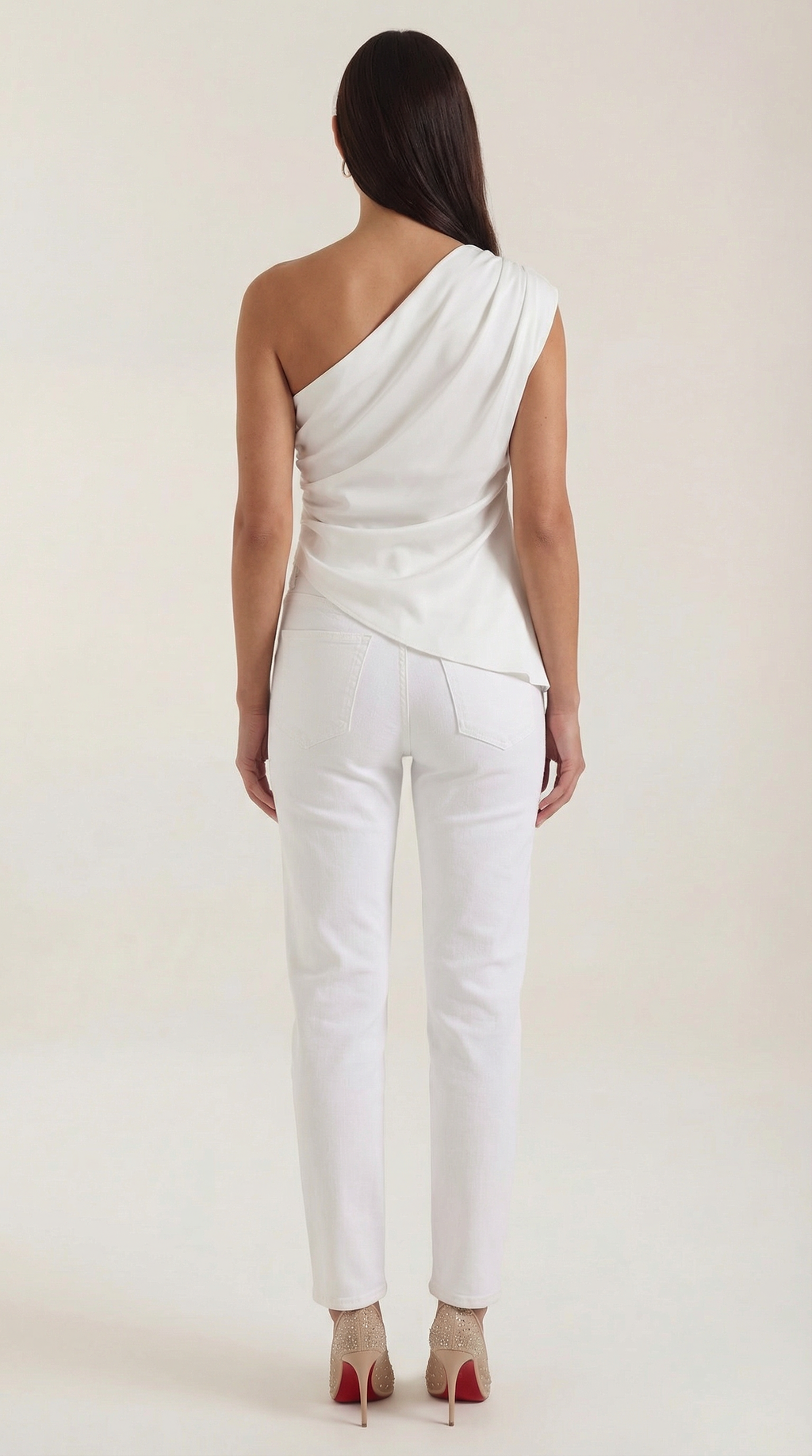 Celia | Women's One Shoulder Top | Draped Evening Event Top-Women Top-Pick NewYork
