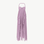 Celina | Women’s Halter Maxi Dress | Ruched Bodice Wedding Guest Dress-Women Dress-Pick NewYork