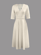 Charlotte | Women's Flared Cocktail Dress | Wedding Guest Dress-Women Dress-Pick NewYork
