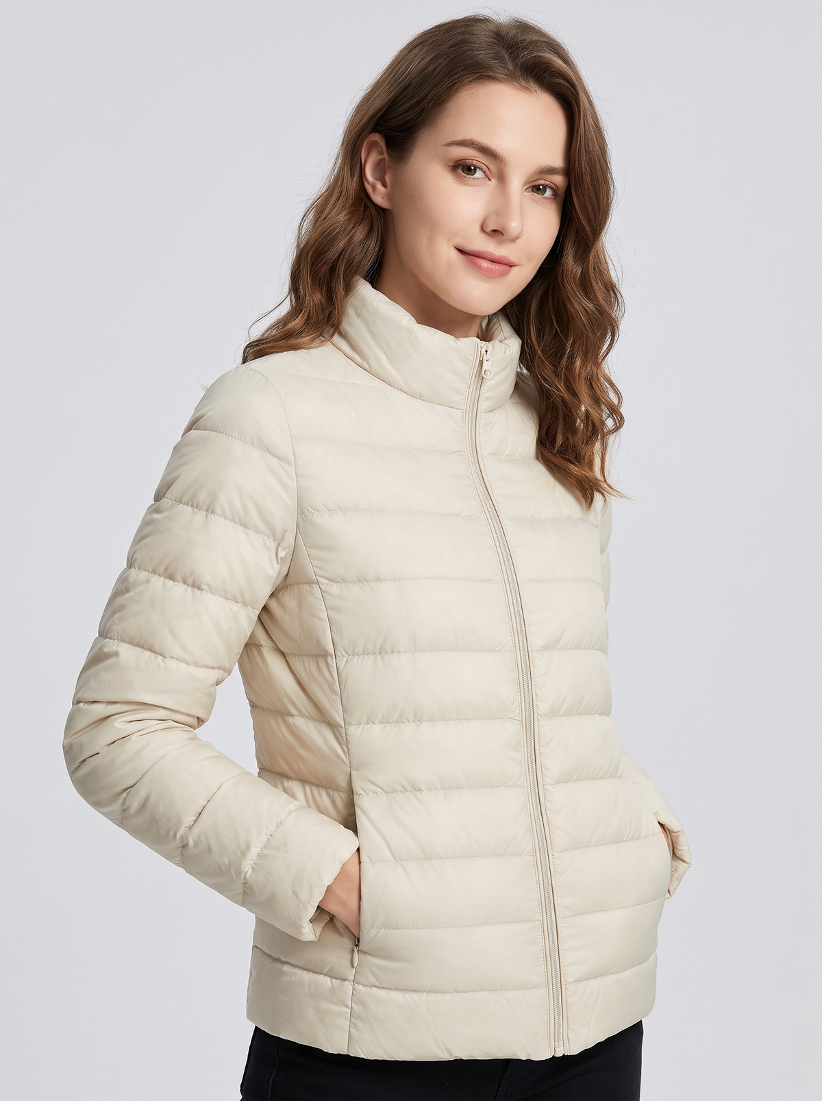Chloe | Women's Quilted Puffer Jacket | Stand Collar-Pick NewYork