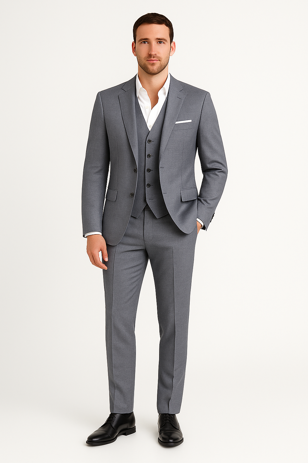 Cody | Men’s Three Piece Suit Set | Single Button Blazer Vest Formal Wear-Men Outfit Set-Pick NewYork