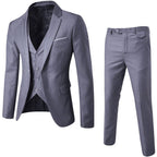 Cody | Men’s Three Piece Suit Set | Single Button Blazer Vest Formal Wear-Men Outfit Set-Pick NewYork