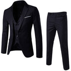 Cody | Men’s Three Piece Suit Set | Single Button Blazer Vest Formal Wear-Men Outfit Set-Pick NewYork