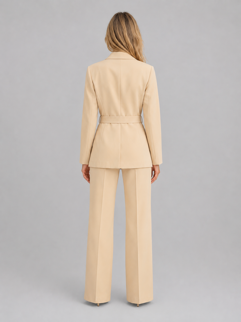 Colette | Women's Pantsuit Set | Tie Waist Office Suit-Women Set-Pick NewYork