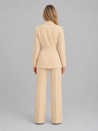 Colette | Women's Pantsuit Set | Tie Waist Office Suit-Women Set-Pick NewYork