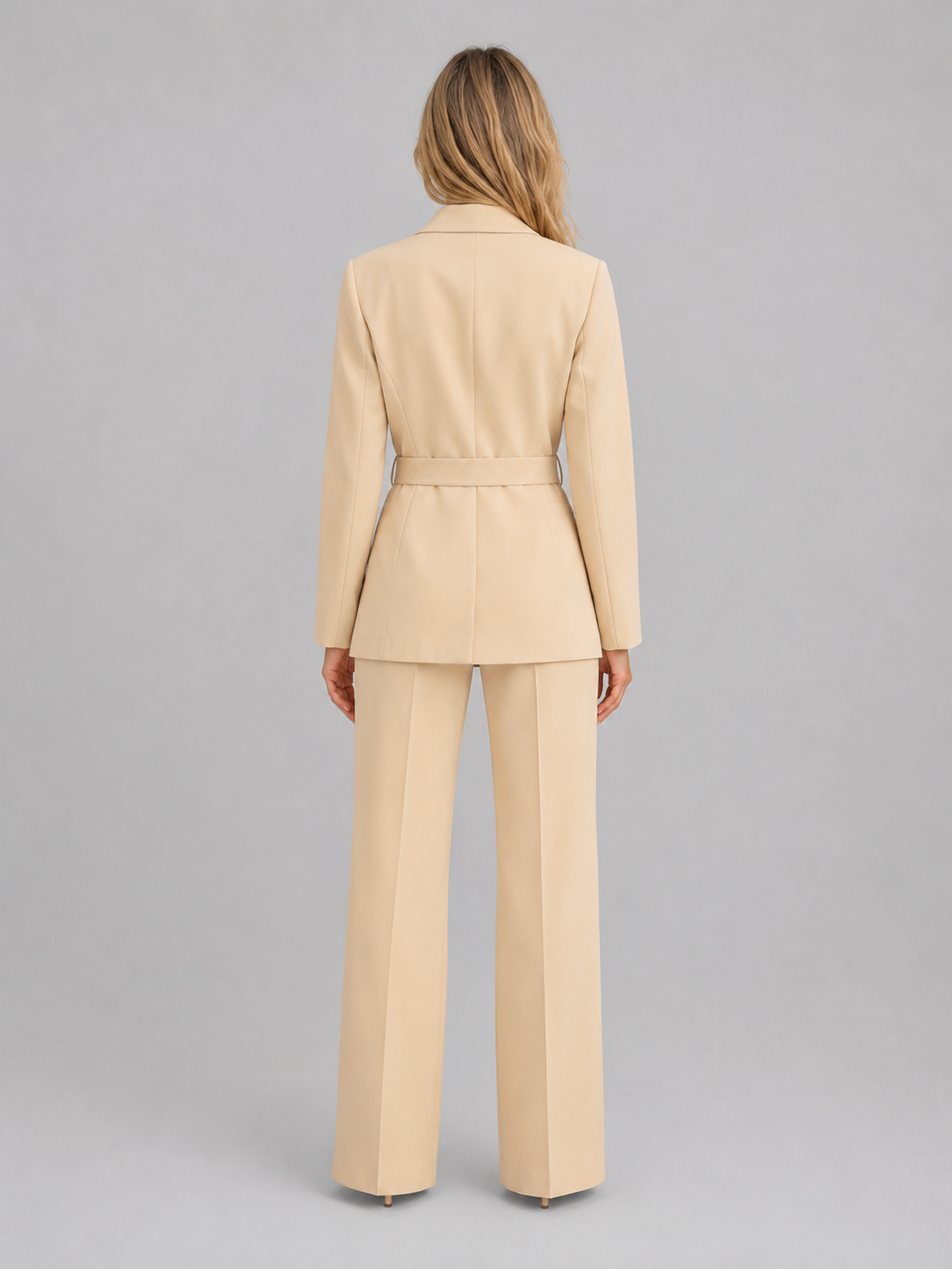 Colette | Women's Pantsuit Set | Tie Waist Office Suit-Women Set-Pick NewYork