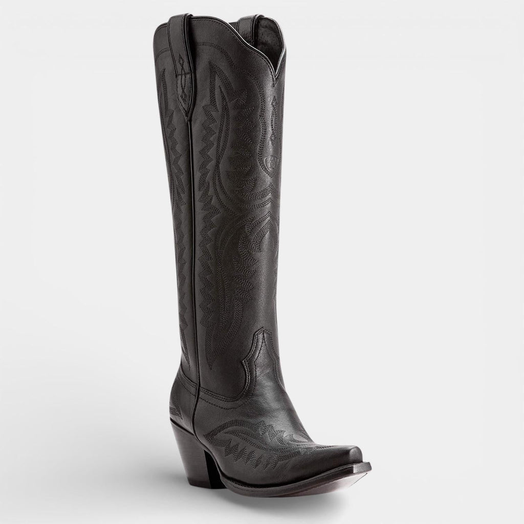 Dakota | Women's Western Knee High Boots | Embroidered Block Heel-Women Shoes-Pick NewYork