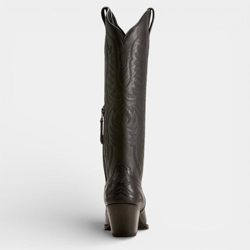 Dakota | Women's Western Knee High Boots | Embroidered Block Heel-Women Shoes-Pick NewYork