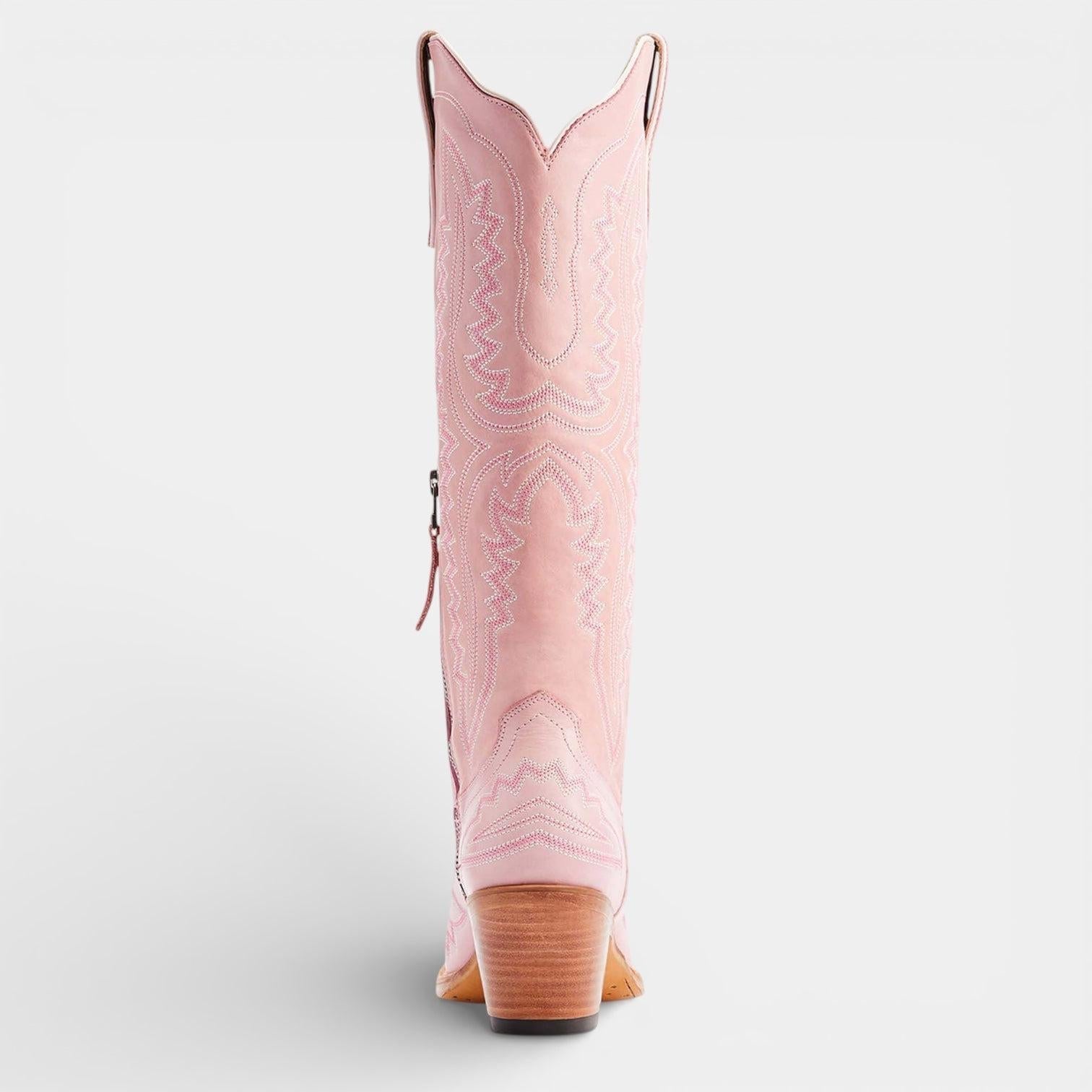 Dakota | Women's Western Knee High Boots | Embroidered Block Heel-Women Shoes-Pick NewYork