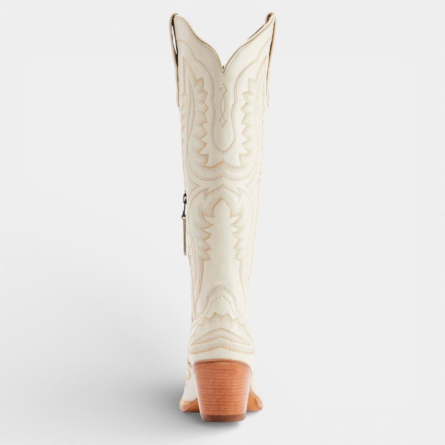 Dakota | Women's Western Knee High Boots | Embroidered Block Heel-Women Shoes-Pick NewYork