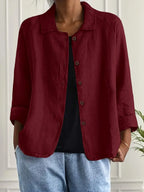 Ava | Women's Button Front Shirt | Long Sleeve-Women Shirt-Pick NewYork