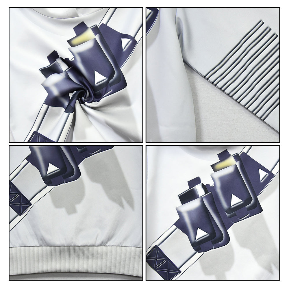 Jaxon | Unisex Marshmello Costume Set | LED Helmet Cosplay Outfit-Costume Set-Pick NewYork