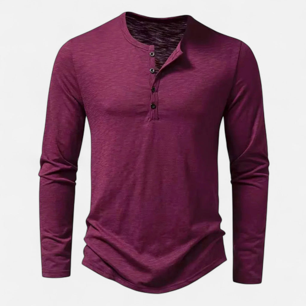 Blake | Men's Henley Shirt | Long Sleeve-Men Long Sleeve-Pick NewYork