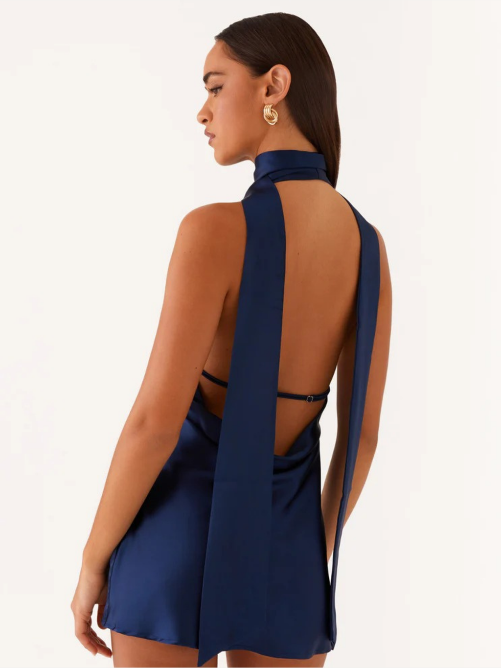 Elodie | Women's Halter Mini Dress | Open Back Vacation Dress-Women Dress-Pick NewYork