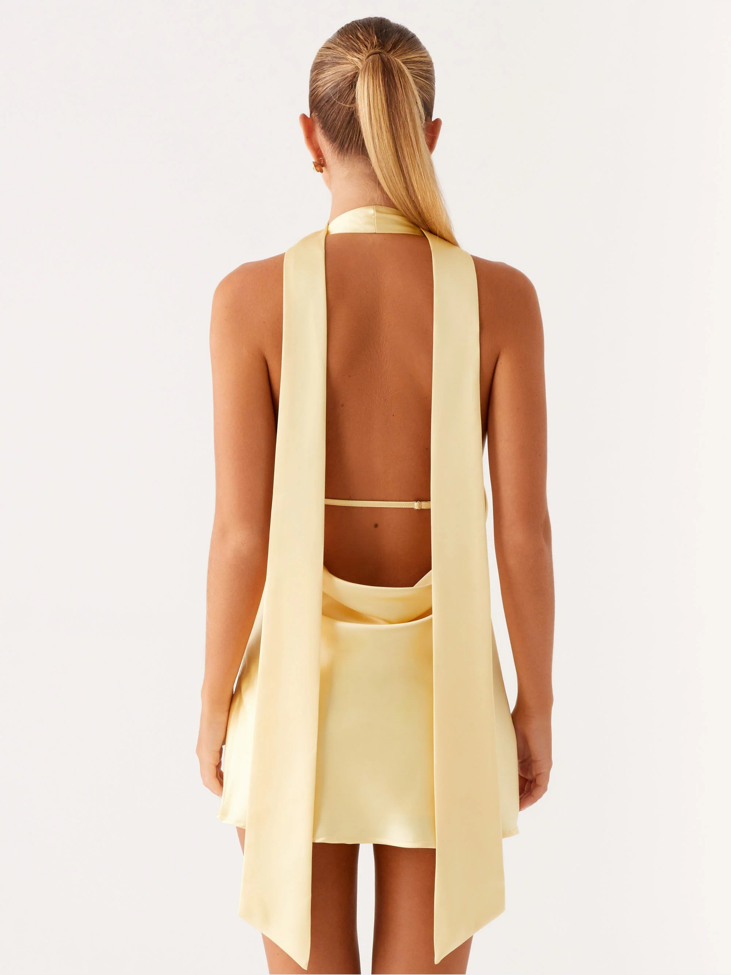Elodie | Women's Halter Mini Dress | Open Back Vacation Dress-Women Dress-Pick NewYork