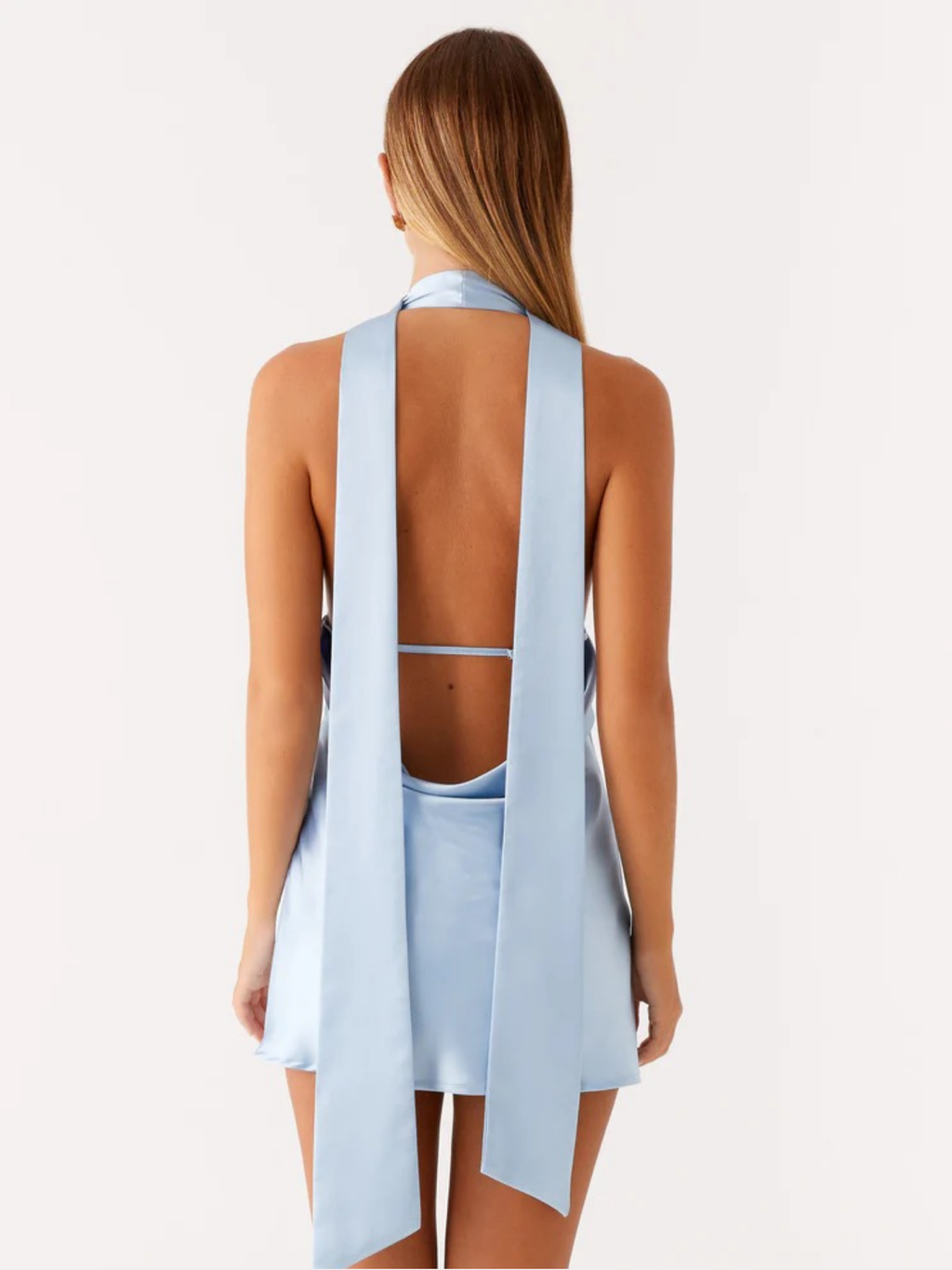 Elodie | Women's Halter Mini Dress | Open Back Vacation Dress-Women Dress-Pick NewYork