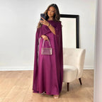 Charlotte | Women's Cape Maxi Dress | Mother Of The Bride-Women Dress-Pick NewYork