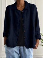 Ava | Women's Button Front Shirt | Long Sleeve-Women Shirt-Pick NewYork