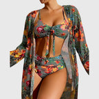 Amelia | Women's Tropical Bikini Set | Three Piece Swimwear-Women Swimsuit-Pick NewYork